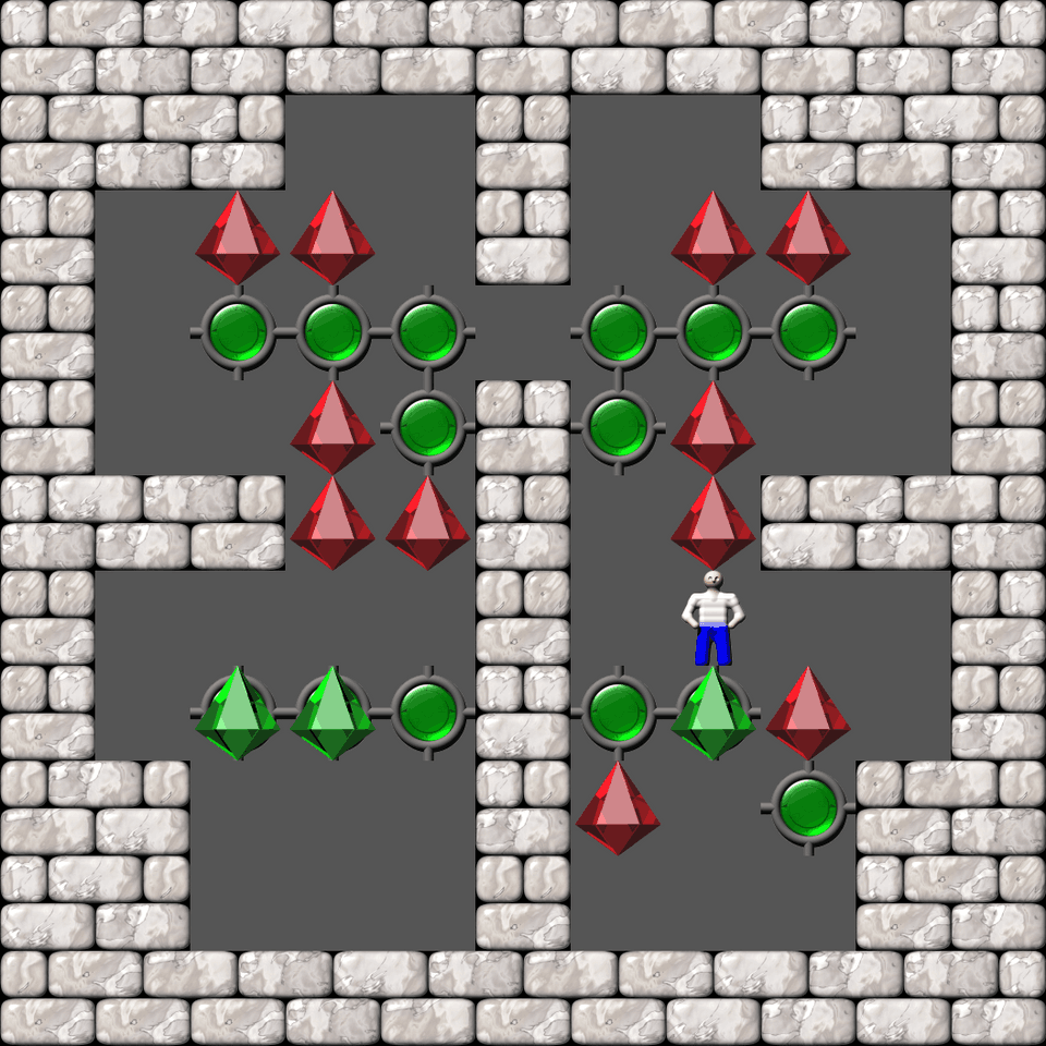 Сокобан More Bugs collections уровень 558